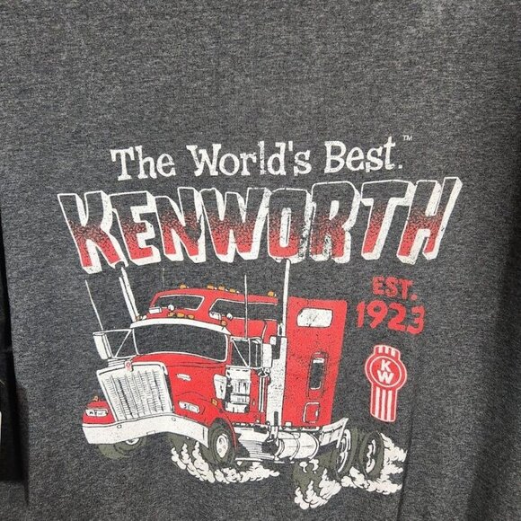 The World's Best Kenworth 100 Short Sleeve Tee in Dark Gray - Size Large - Picture 3 of 7